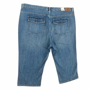New Y2K Chaps Plus Women’s Denim Capri Jeans Size 22w Denim Elle Capri Jeans